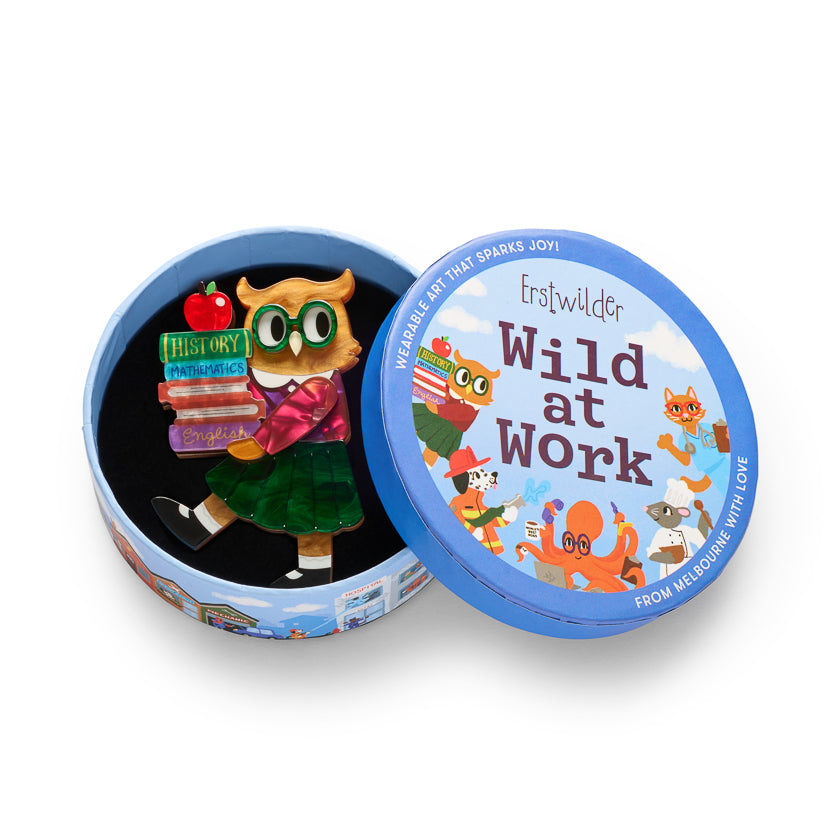 Erstwilder - Professor Hootsworth Brooch