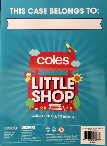 Coles Little Shop 1 - original series full set in case - 20th Century Artifacts