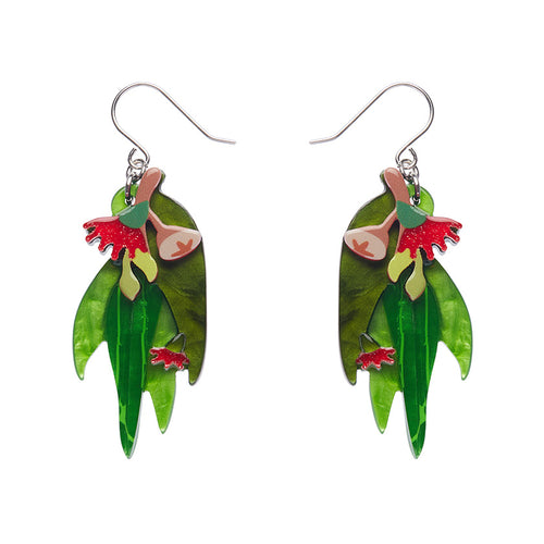 Erstwilder - Red Gum Blossom Drop Earrings