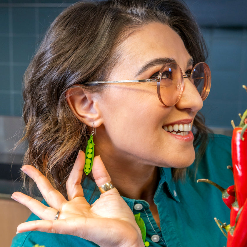 Erstwilder - Peas Please Drop Earrings