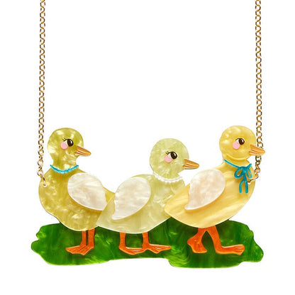 Erstwilder - A Brood Of Ducklings Necklace (Fleur Harris) - 20th Century Artifacts