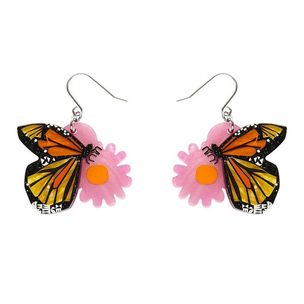 Erstwilder - A Butterfly Named Flutter Drop Earrings (Clare Youngs) - 20th Century Artifacts