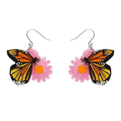 Erstwilder - A Butterfly Named Flutter Drop Earrings (Clare Youngs) - 20th Century Artifacts