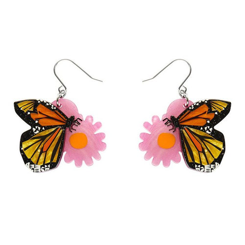 Erstwilder - A Butterfly Named Flutter Drop Earrings (Clare Youngs) - 20th Century Artifacts