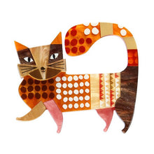 Load image into Gallery viewer, Erstwilder - A Cat Named Purr Brooch (Clare Youngs) - 20th Century Artifacts