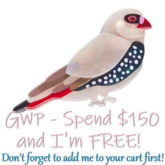 Erstwilder - *** A Finch by Any Other Name Brooch (Jocelyn Proust) FREE GIFT WITH PURCHASE - 20th Century Artifacts