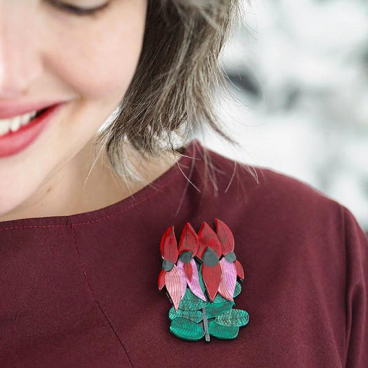 Erstwilder - A Pleasing Desert Pea Brooch (Jocelyn Proust) (2022) - 20th Century Artifacts