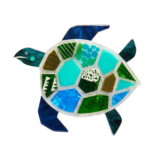 Erstwilder - A Turtle Named Groan Brooch (Clare Youngs) - 20th Century Artifacts