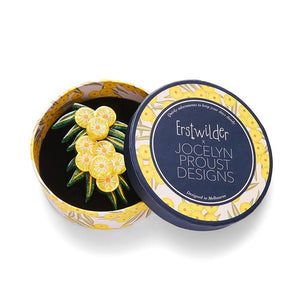 Erstwilder - Acacia in Gold Wattle Brooch (Jocelyn Proust) (2023) - 20th Century Artifacts
