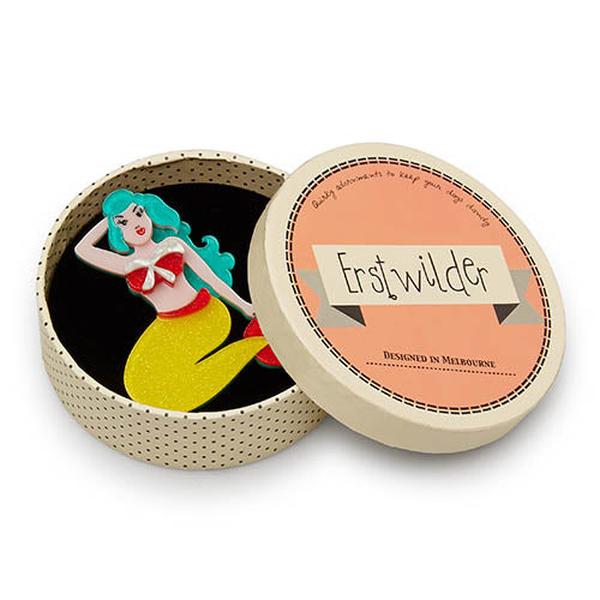 Erstwilder - Adella the Elder Mermaid Brooch (2017) - 20th Century Artifacts