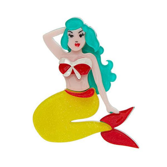 Erstwilder - Adella the Elder Mermaid Brooch (2017) - 20th Century Artifacts