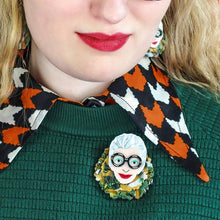 Load image into Gallery viewer, Erstwilder - Adorned in Feathers Iris Apfel Brooch - 20th Century Artifacts