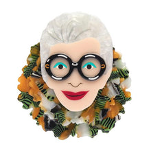 Load image into Gallery viewer, Erstwilder - Adorned in Feathers Iris Apfel Brooch - 20th Century Artifacts