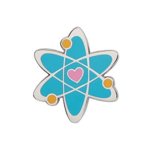 Erstwilder - Adventurous Atom Enamel Pin - 20th Century Artifacts
