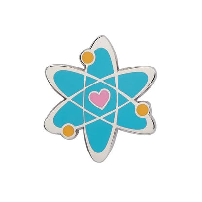 Erstwilder - Adventurous Atom Enamel Pin - 20th Century Artifacts