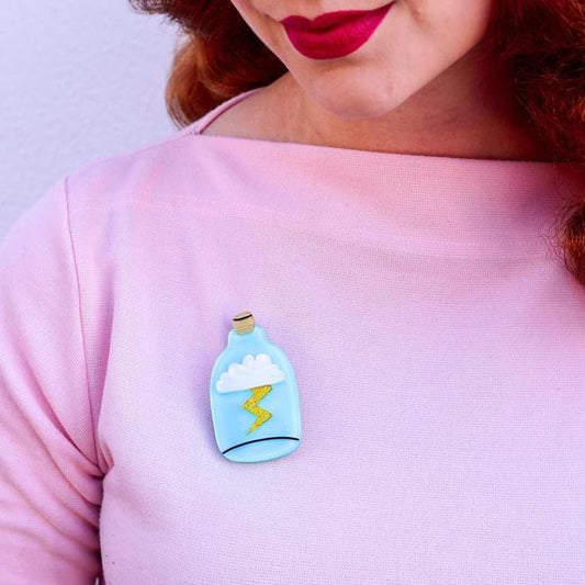 Erstwilder - All Bottled Up Brooch (2020) - 20th Century Artifacts