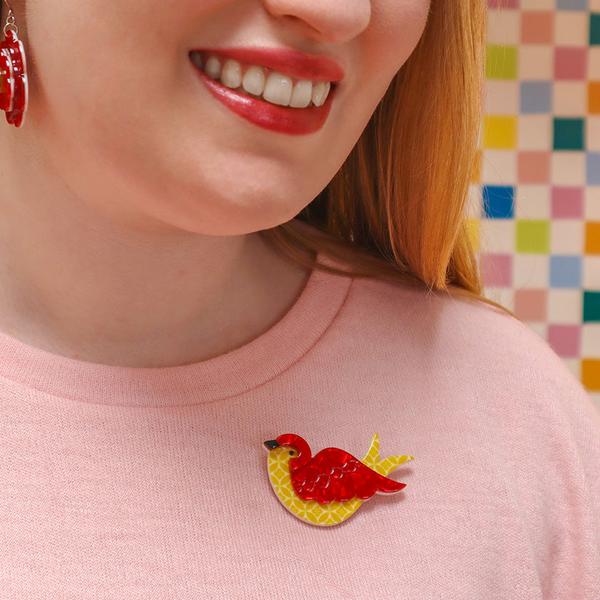 Erstwilder - *** Anouk's Lost Letter Brooch FREE GIFT WITH PURCHASE - 20th Century Artifacts