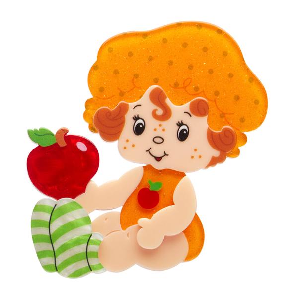Erstwilder - Apple Dumplin' Brooch - 20th Century Artifacts