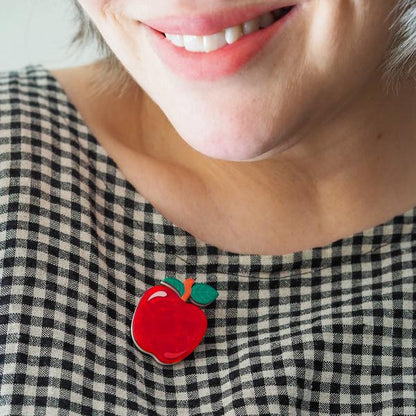 Erstwilder - Apple Simplified Mini Brooch (Pete Cromer) (2026) - 20th Century Artifacts