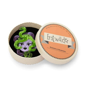 Erstwilder - Avert Thy Gaze Brooch (2018) - 20th Century Artifacts