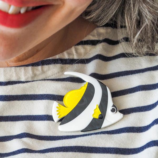 Erstwilder - *** Bannerfish Brooch FREE GIFT WITH PURCHASE - 20th Century Artifacts