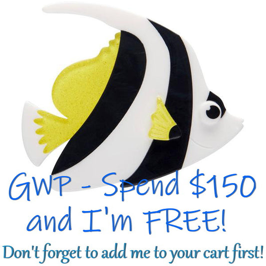 Erstwilder - *** Bannerfish Brooch FREE GIFT WITH PURCHASE - 20th Century Artifacts