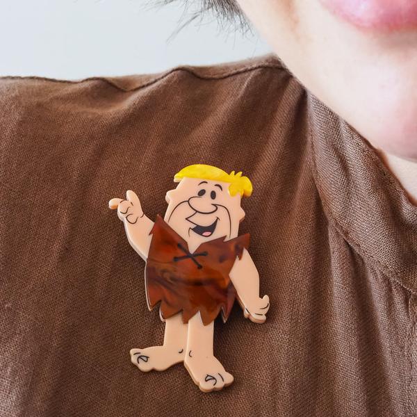 Erstwilder - Barney Rubble Brooch - 20th Century Artifacts