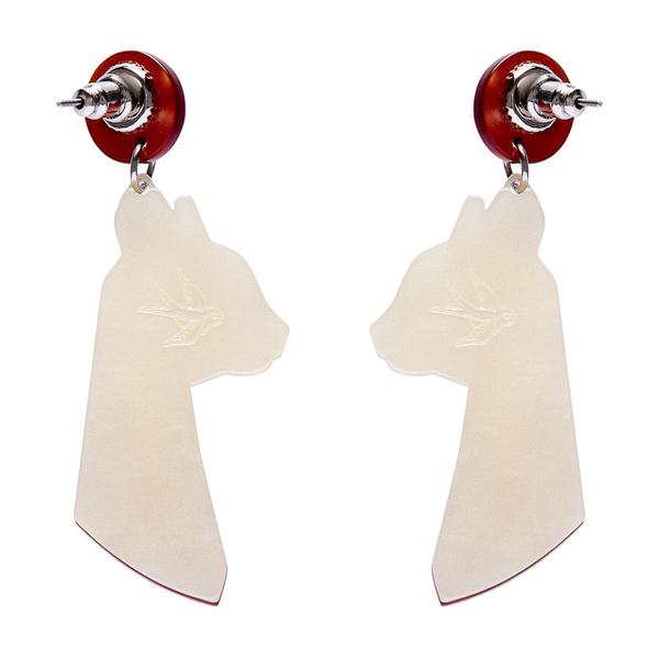 Erstwilder - Bastet the Protector Drop Earrings - 20th Century Artifacts