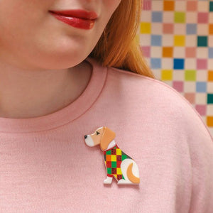 Erstwilder - Beatrice Beagle Brooch - 20th Century Artifacts