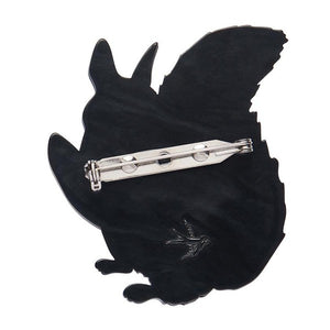 Erstwilder - Bellisimo Black Squirrel Brooch - 20th Century Artifacts