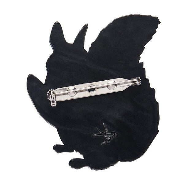 Erstwilder - Bellisimo Black Squirrel Brooch - 20th Century Artifacts