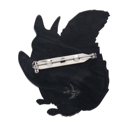 Erstwilder - Bellisimo Black Squirrel Brooch - 20th Century Artifacts