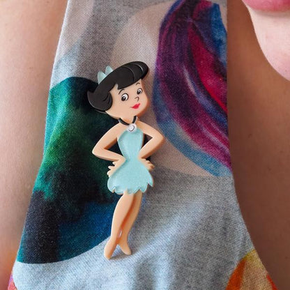 Erstwilder - Betty Rubble Brooch - 20th Century Artifacts