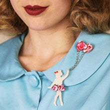 Load image into Gallery viewer, Erstwilder - Bev And The Flying Balloon Brooch (2018) (p) - 20th Century Artifacts