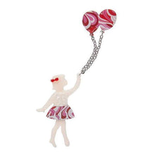 Load image into Gallery viewer, Erstwilder - Bev And The Flying Balloon Brooch (2018) (p) - 20th Century Artifacts