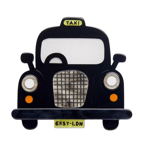 Erstwilder - Black Cab Brooch - 20th Century Artifacts