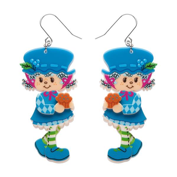 Erstwilder - Blueberry Muffin Drop Earrings - 20th Century Artifacts