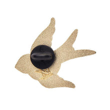 Load image into Gallery viewer, Erstwilder - Bluebird of Happiness For All Enamel Pin - 20th Century Artifacts