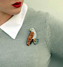 Load image into Gallery viewer, Erstwilder - Brahminy Bryan Brooch (2015) - 20th Century Artifacts