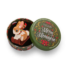 Load image into Gallery viewer, Erstwilder - Breezy the Bunny Brooch - 20th Century Artifacts