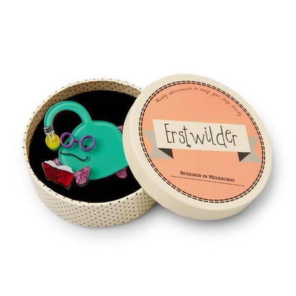 Erstwilder - Bright-Eyed Bibliophile Brooch (2025) - 20th Century Artifacts