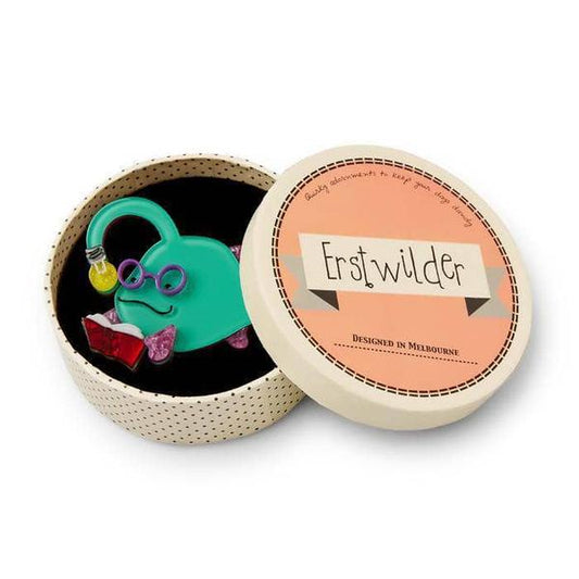 Erstwilder - Bright-Eyed Bibliophile Brooch (2025) - 20th Century Artifacts