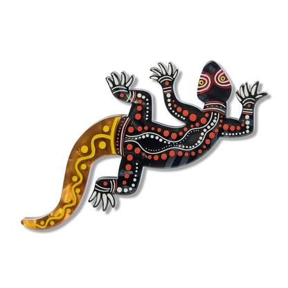 Erstwilder - Brooke Sutton - Jurutu Goanna Brooch - 20th Century Artifacts