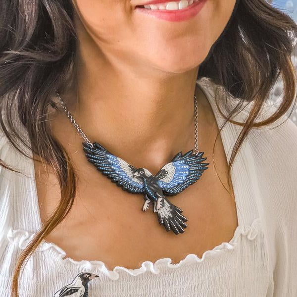 Erstwilder - Brooke Sutton - Kulpurru Magpie Necklace - 20th Century Artifacts