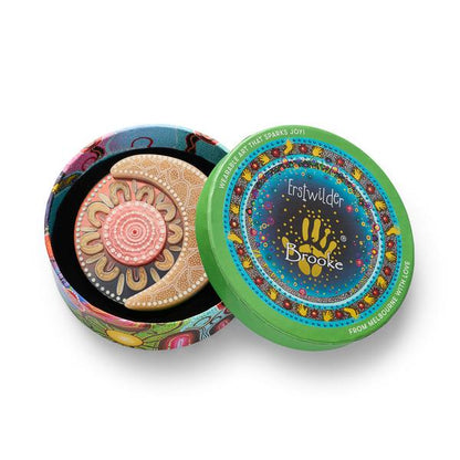 Erstwilder - Brooke Sutton - Pintjamu Tuntal Ritjinguthinha Brooch - 20th Century Artifacts
