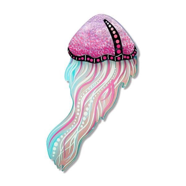 Erstwilder - Brooke Sutton - Wakarri Jellyfish Brooch - 20th Century Artifacts