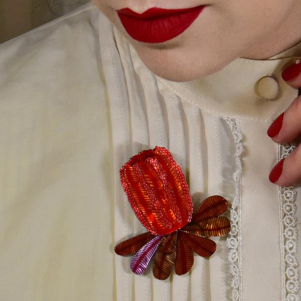 Erstwilder - Bushy Blush Brooch (Jocelyn Proust) (2021) - 20th Century Artifacts