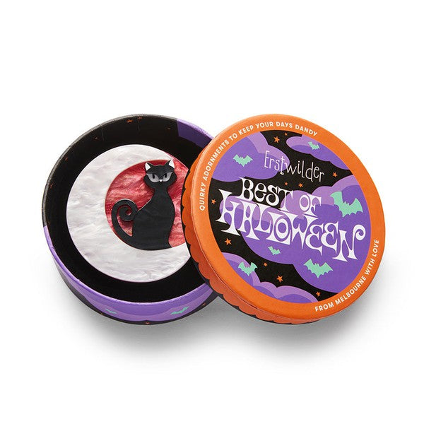 Erstwilder - Cara the Halloween Kitty Brooch (2024) - 20th Century Artifacts