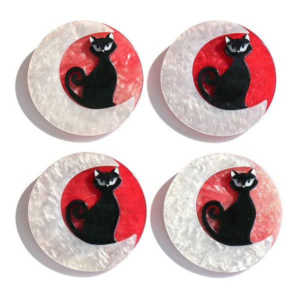 Erstwilder - Cara the Halloween Kitty Brooch (2024) - 20th Century Artifacts
