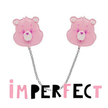 Load image into Gallery viewer, Erstwilder - Care Bears 2 - Cheer Bear™ Smiles Cardigan Clips (imperfect) - 20th Century Artifacts